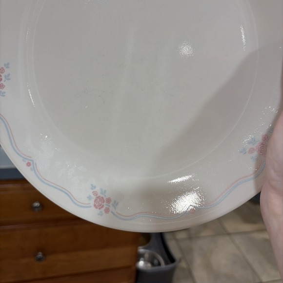 Vintage Corelle ENGLISH BREAKFAST Set of 7 Dinner Plates 10¼" - Picture 10 of 16
